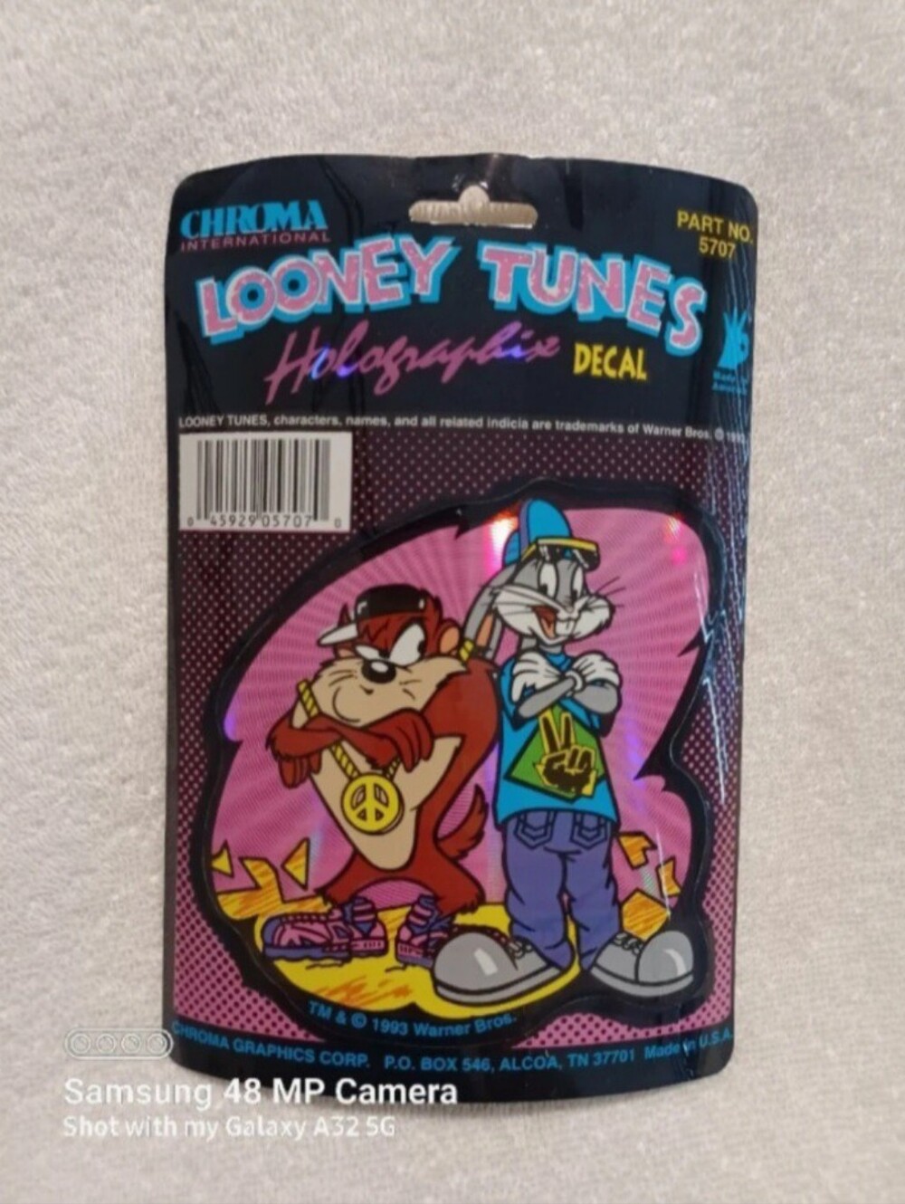 Vintage Looney tunes home boys holographic decal